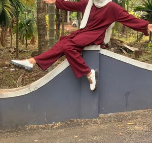 Maroon Textured Co-Ord Set | Elegant &amp; Comfortable