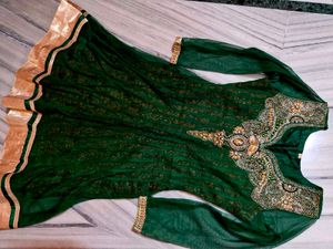 Churidar / Salwar Suit Set Of Heavy Stone Work