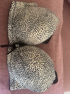 Leopard Print Padded Bra