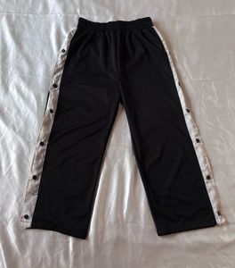 Black Buttoned Trouser Pants