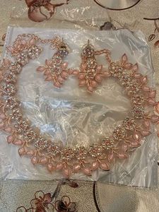 Baby Pink Stone Necklace