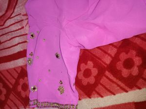 Full diamond work saree