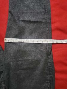 Gray Straight Leg Jeans