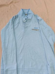 Men's Blue Long Sleeve T-Shirt