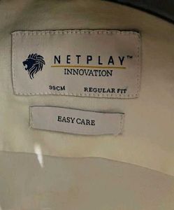 NETPLAY WHITE FORMAL SHIRT (39-40)
