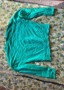 New Balance Green Long Sleeve Top