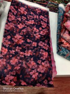Digital Print Organza Fabric 70₹ Per Miter