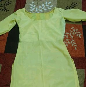 Lemon Yellow Kurti