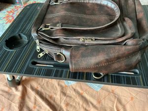 Stylish Brown Multi Way Handbag - Backpack.
