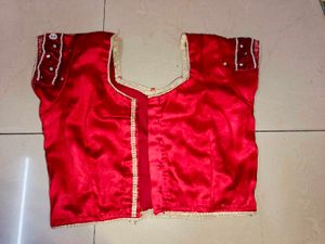 Red Embroidered Lehenga Skirt