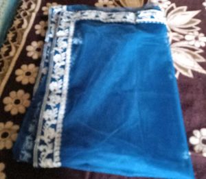 Blue Embroidered Dress