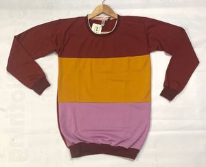 Multicolor Panel Full-Sleeve T-Shirt - Chest 38”