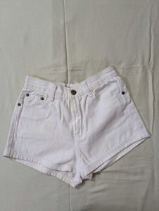 Plain White Shorts