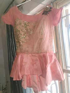 Peplum Top With Dhoti