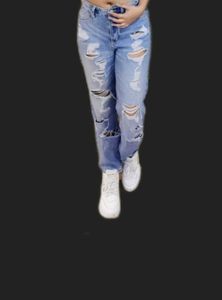 Ripped Denim Jeans