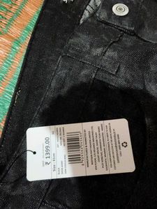 Distressed Black Jeans