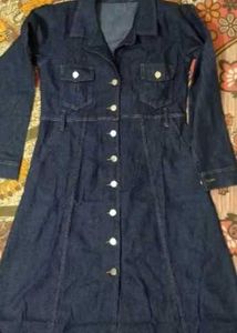 Belted Denim Shirt Dress