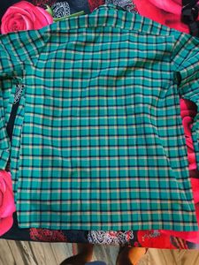 Green Plaid Shirt