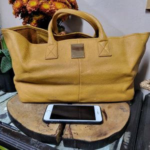 Couronne Tote Bag (Full Leather)
