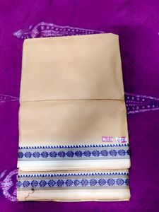 Hugh Price Drop ✨️Combo Of 3 Cotton Sarees💙🩷🧡
