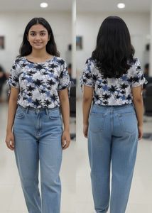 Palm Tree Print T-Shirt