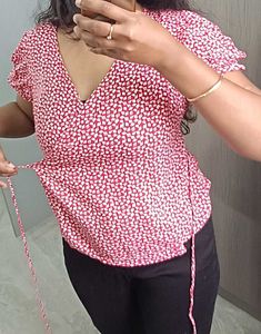 Wrap Top With Knot