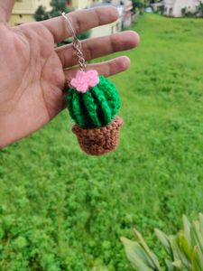 Cactus Keychain