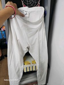 Ankle Length White Legging