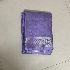 Brand New Lavender Saree