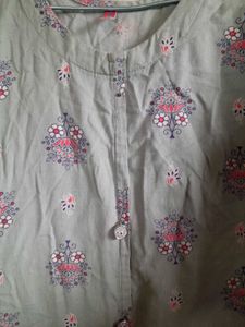 Floral Print Kurta