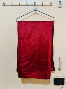 Red Pearl Saree