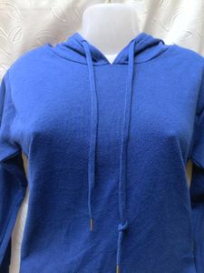 💙Blue Cropped Hoodie