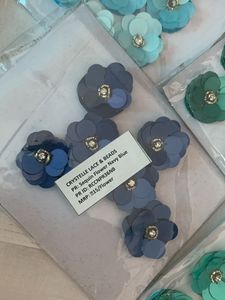 5 Colora Sequin Flower Embellishments