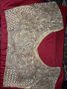 Embroidered Pearl Embellished Blouse