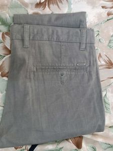 Gray Casual Pants