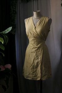 Allen Solly Wrap Type Dress - Casual Chic