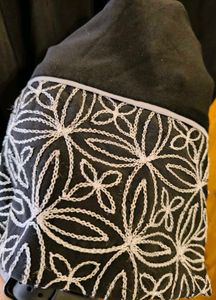 Black Embroidered Dress