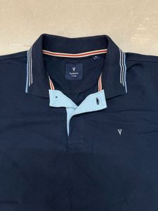 Van Heusen Navy Polo Shirt - Size M