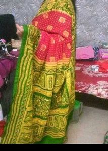 Jaipuri Art  Embroidery Design Saree