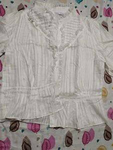 Korean Style Ruffle Blouse