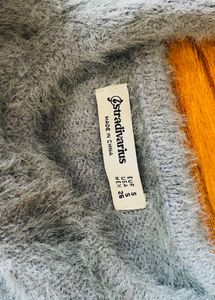 Winters Wool Gray Crop Top