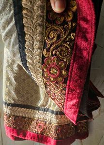 Gold &amp; Black Gorgeous Saree