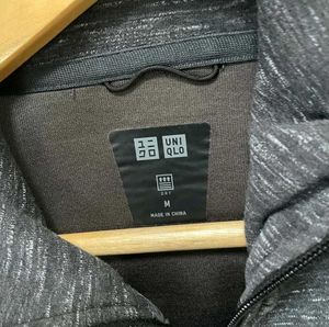 Uniqlo Orignal Dark Grey Zip-Up Hoodie