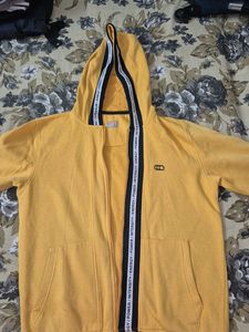 Yellow Zip-Up Hoodie