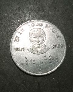 Louis Braille Two Rupees Coin || 1809-2009 Available Only Rare Coin