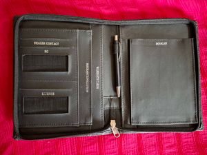 Pure Leather Black Wallet For Car