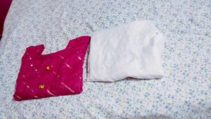 Pink Printed Kurta