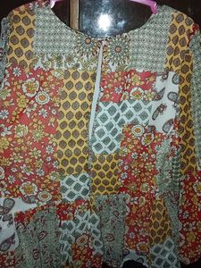 Floral Patchwork Blouse