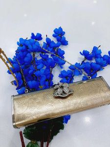 Vintage Gold Clutch