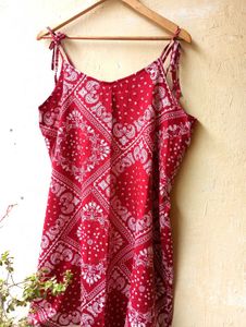 Shein Red Bandana Sundress (Women)
